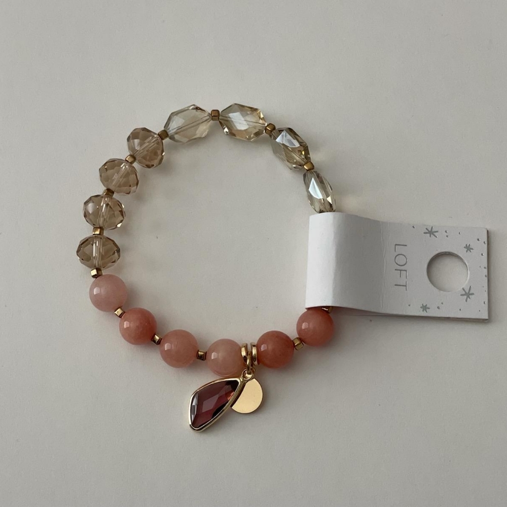 Mixed Stone Stretch Bracelet
